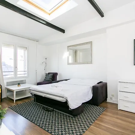 Appartamento 1Br Upper Marais & Pompidou Flat *